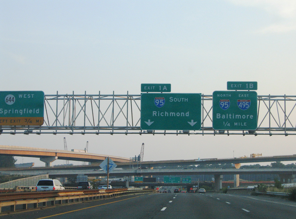 I-395 south at I-95/495 - 2005