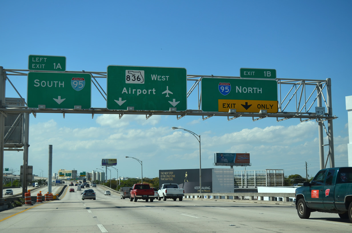 I-395 west at I-95/SR 836 - 2014