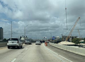 I-395 west at US 1 - Miami, FL