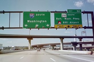 I-95 south at I-395 - 2001