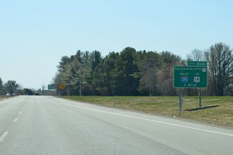 I-95/SR 15 south at I-395 - Bangor, ME