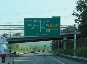 I-290 west 1.25 miles from I-90/Mass Pike and I-395 south in 2013.