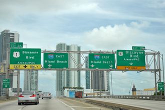 I-395 east at US 1/SR A1A - 2011