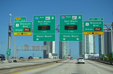 I-395 east at US 1/SR A1A - 2015