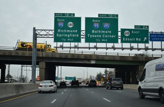 I-395 south at SR 648