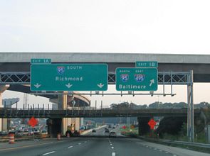 I-395 south at I-95/495 - 2005