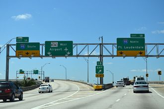 I-395 west at I-95/SR 836 - 2014