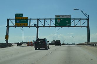 I-395 west at I-95/SR 836 - Miami, FL