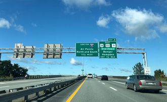 I-395 west at US 1A/202 - Brewer, ME