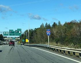 I-395 west at I-95/SR 15 - Bangor, ME