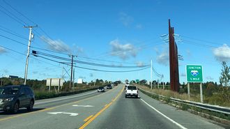 US 1A west at I-395 - Brewer, ME