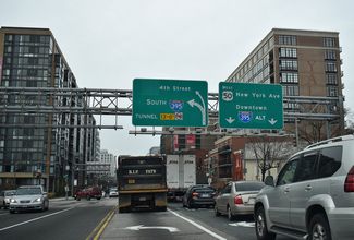 US 50 west at I-395 - Washington, DC