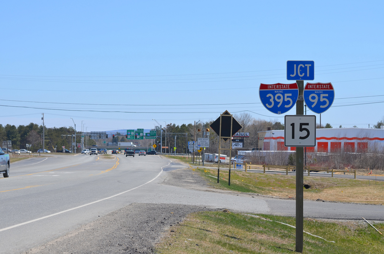 US 2/SR 100 east at I-395 - Bangor, ME