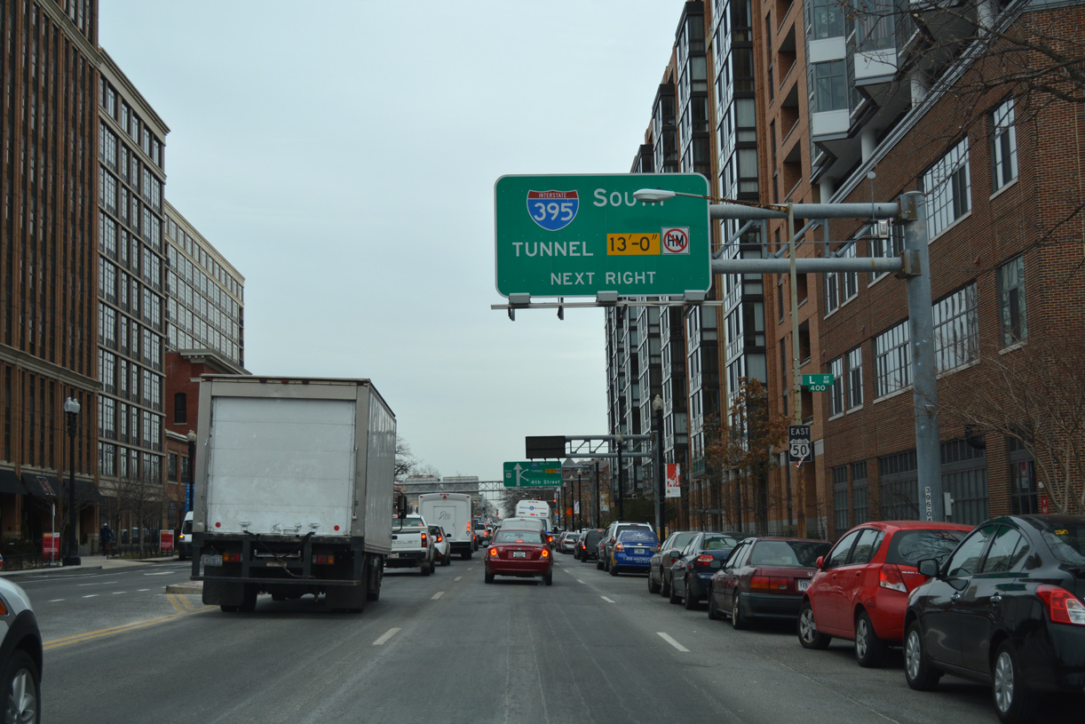 US 50 east at I-395 - Washington, DC