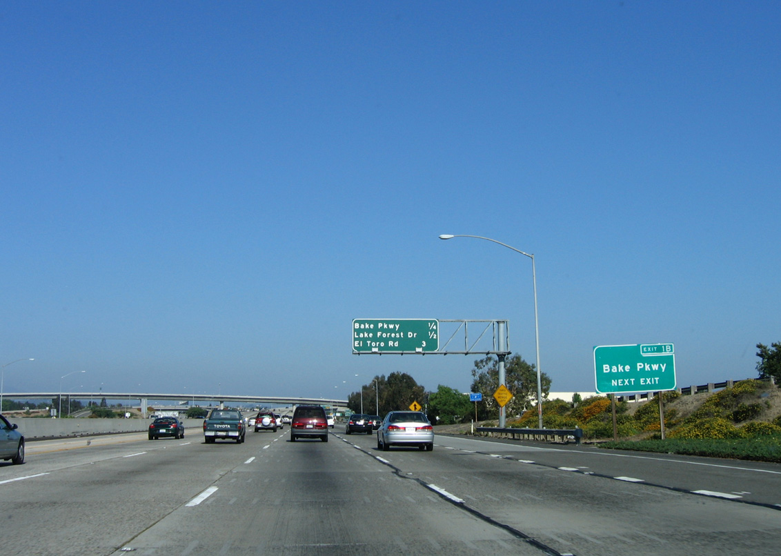 I-405 south at I-5 - Irvine, CA