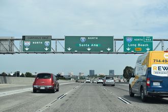 I-5 north at I-405 - Irvine, CA