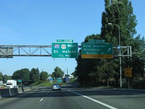 I-5/US 30 north at I-405 - Portland, OR