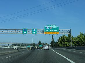 I-5/US 30 north at I-405 - Portland, OR