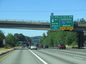 I-5 north at I-405/SR 518 - SeaTac, WA
