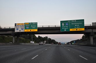 S 144th St spans I-5 one mile from I-405/SR 518 in Tukwila, Washington