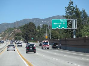I-405 north at I-5 - San Fernando Valley