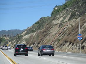 I-405 north at I-5 - San Fernando Valley