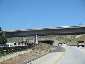 I-405 north at I-5 - San Fernando Valley