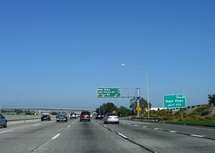 I-405 south at I-5 - Irvine, CA