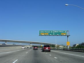 I-405 south at I-5 - Irvine, CA