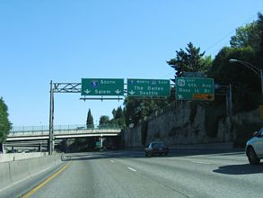 I-405/US 26 south at I-5 - Portland, OR
