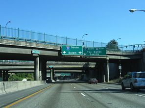 I-405 south at I-5 - Portland, OR