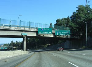 I-405 south at I-5 - Portland, OR