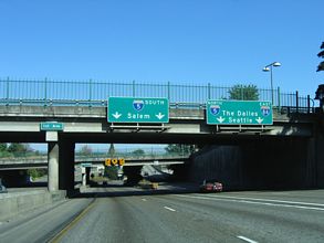 I-405 south at I-5 - Portland, OR