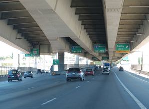 U.S. 30 east joins I-5 south from the north end of I-405 in Portland, OR