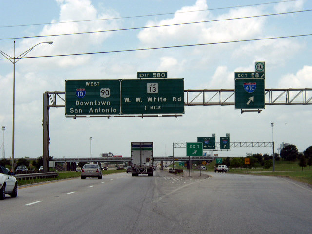 IH 10/US 90 west at IH 410 - 2003