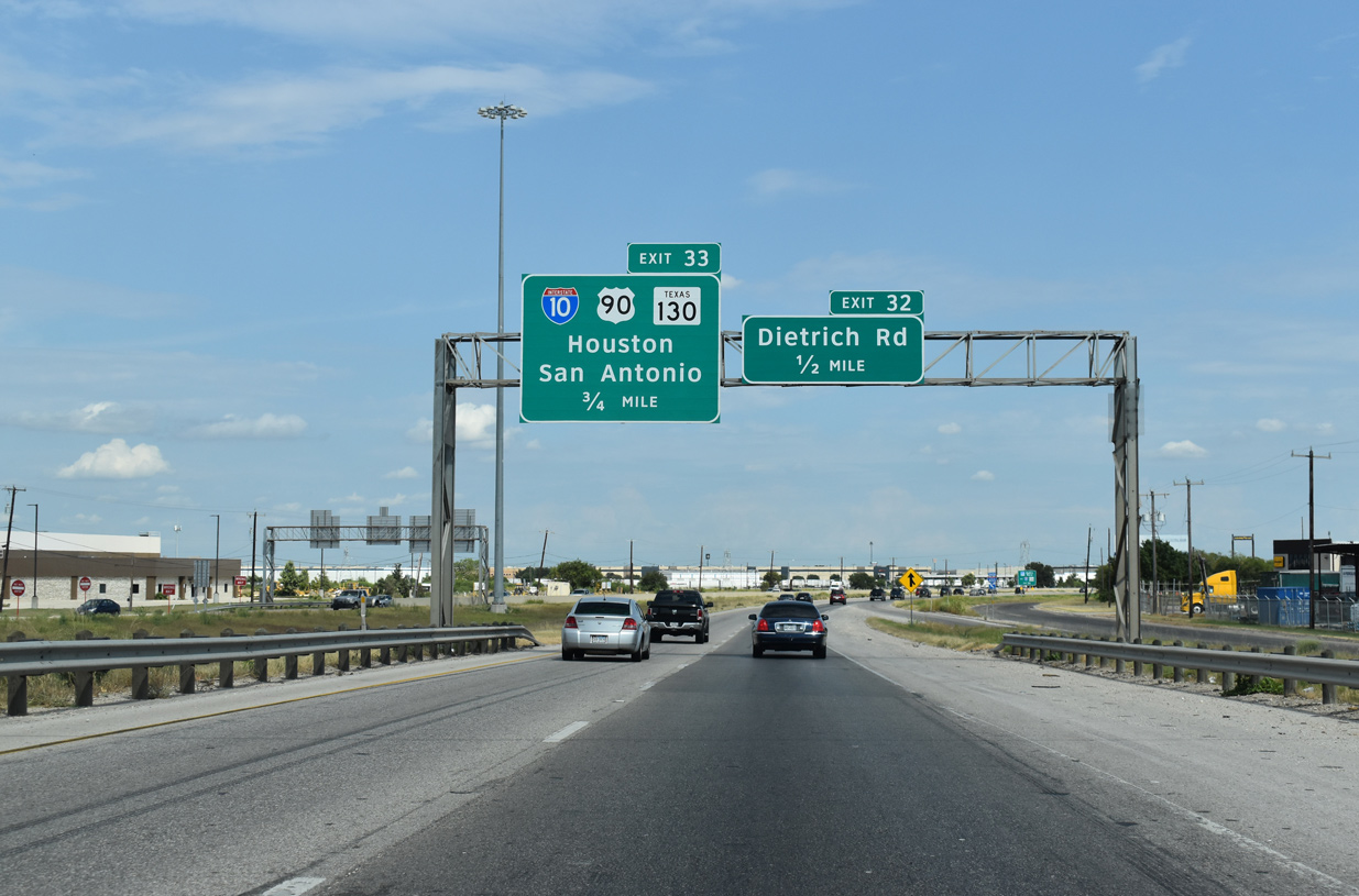 IH 410 south at IH 10/SH 130 - San Antonio, TX