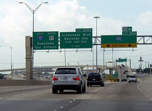 IH 10/US 87 east at IH 410 - San Antonio, TX
