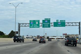 IH 10/U.S. 87 West at Interstate 410 in San Antonio, Texas