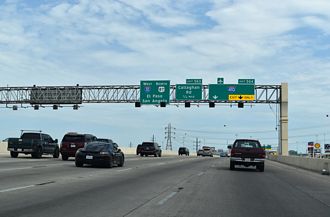 IH 10/US 87 west at IH 410 - San Antonio, TX