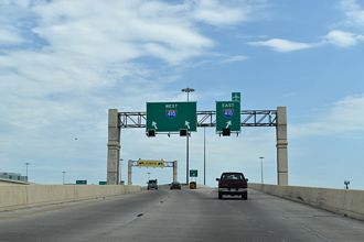 IH 10/US 87 west at IH 410 - San Antonio, TX