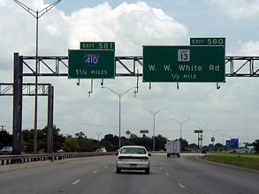 IH 10/US 90 east at IH 410 - San Antonio, TX