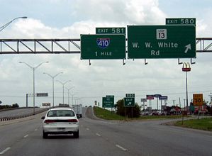 IH 10/US 90 east at IH 410 - San Antonio, TX