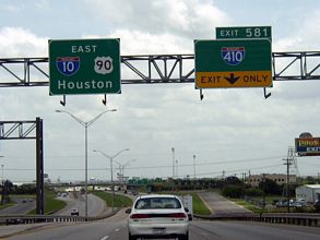 IH 10/US 90 east at IH 410 - San Antonio, TX