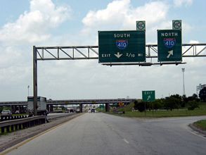 IH 10/US 90 west at IH 410 - 2003