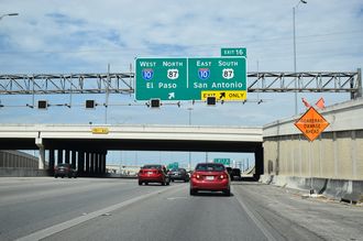 IH 410 north at IH 10/US 87 - San Antonio, TX