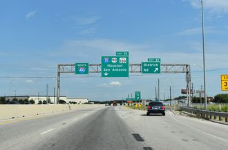 IH 410 south at IH 10/SH 130 - San Antonio, TX