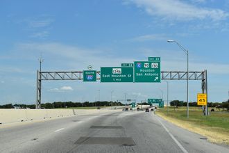 IH 410 south at IH 10/SH 130 - San Antonio, TX