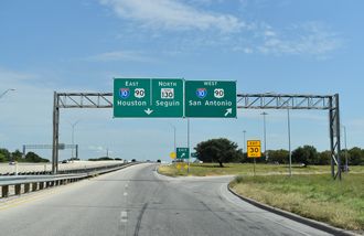 IH 410 south at IH 10/SH 130 - San Antonio, TX