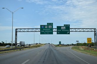 IH 410/SH 130 north at IH 10 - San Antonio, TX