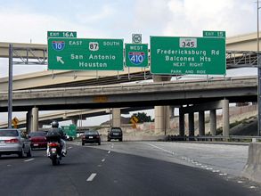 IH 410 west at IH 10/US 87 - 2003